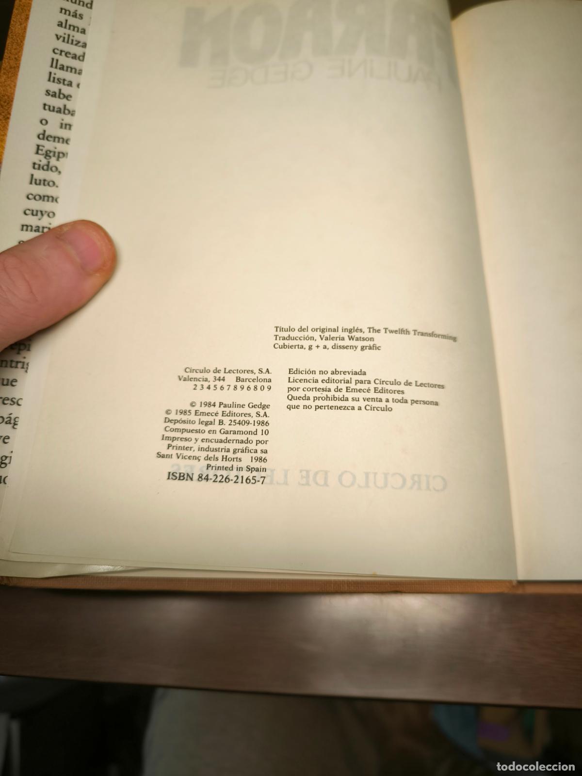Libros: El Fara&oacute;n - Pauline Gedge - Foto 4