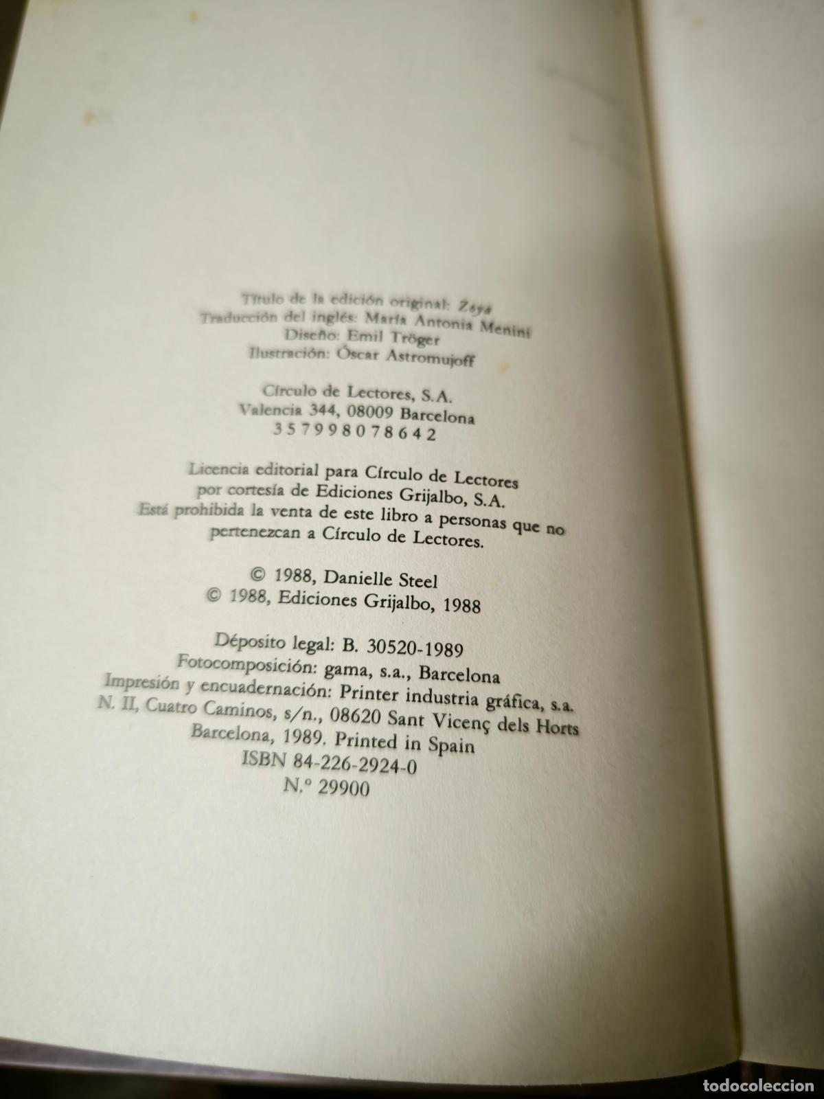 Libros: Zoya - Danielle Steel - Foto 2