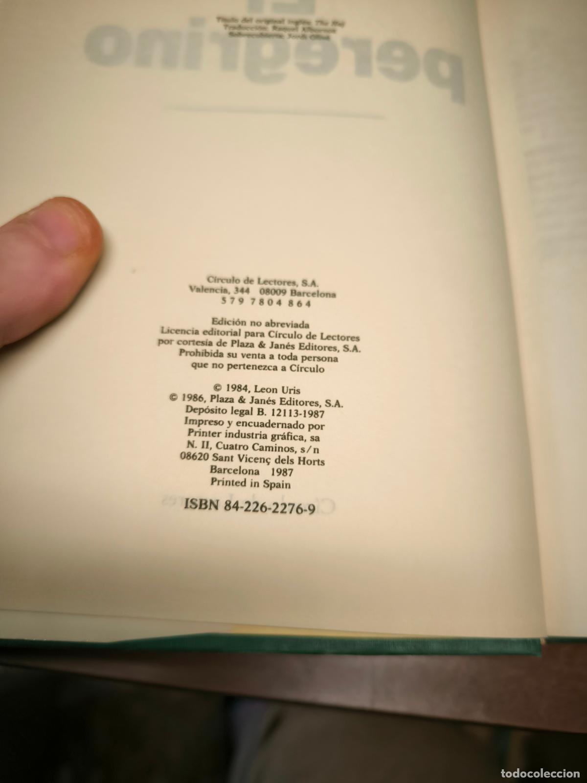 Libros: El peregrino - Leon Uris - Foto 4