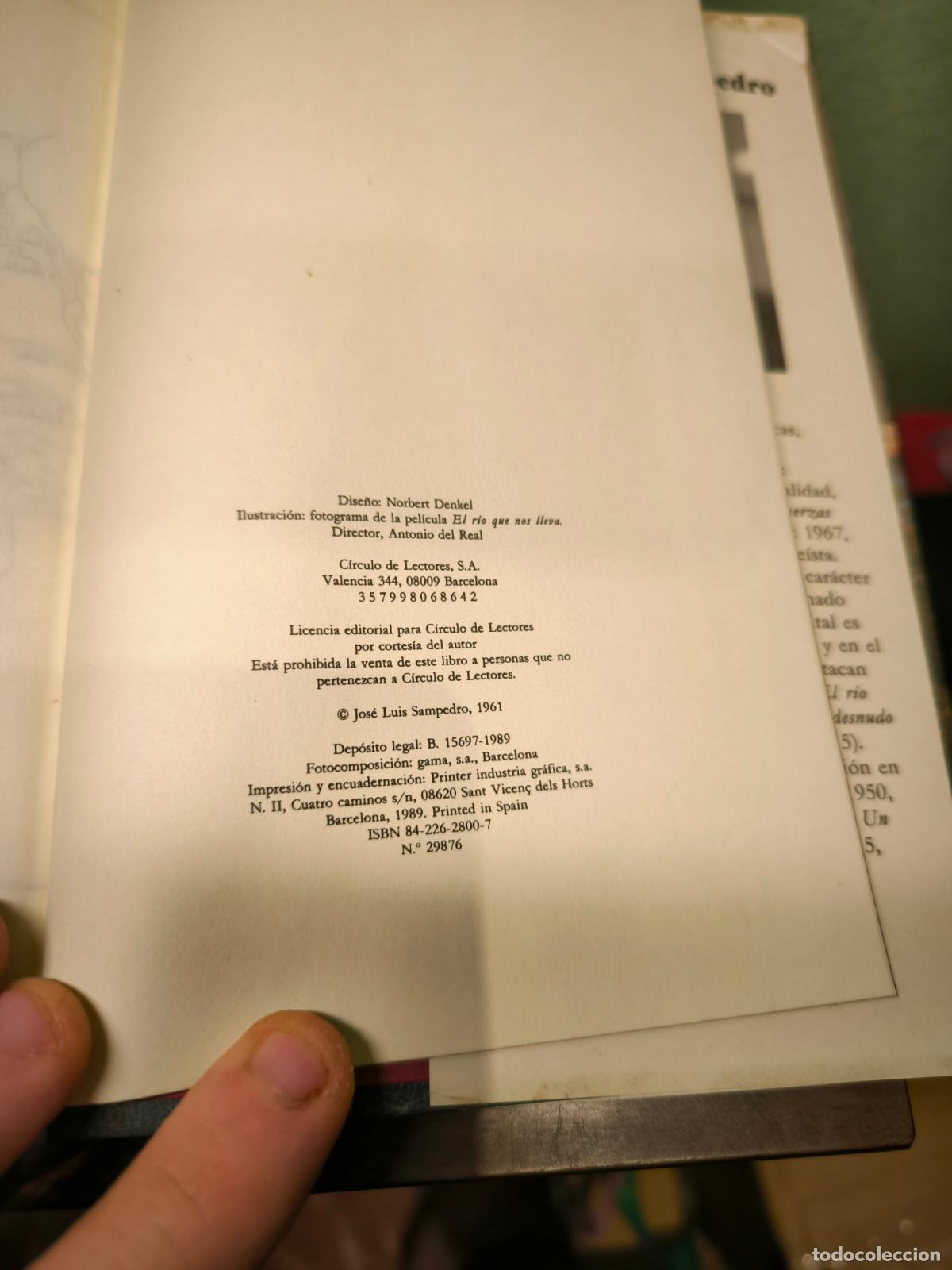 Libros: El r&iacute;o que nos lleva - Jos&eacute; Luis Sampedro - Foto 2