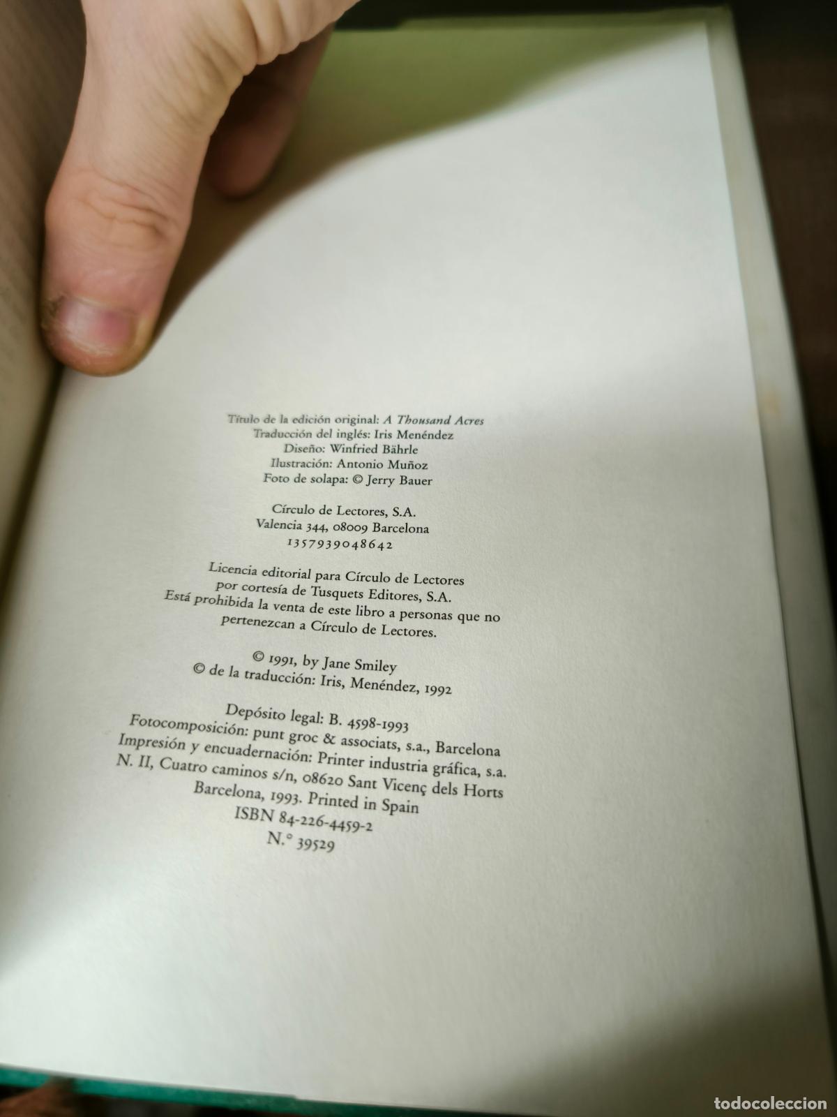 Libros: Heredar&aacute;s la Tierra - Jane Smiley - Foto 2