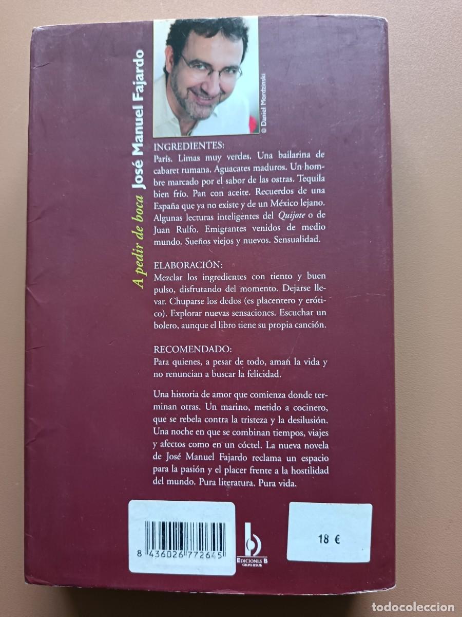 Libros: A PEDIR DE BOCA. J.M. FAJARDO - Foto 2