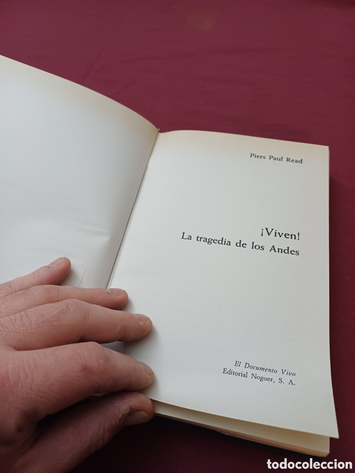 Libros: VIVEN, LA TRAGEDIA DE LOS ANDES, ED. NOGUER, 1976 - Foto 5