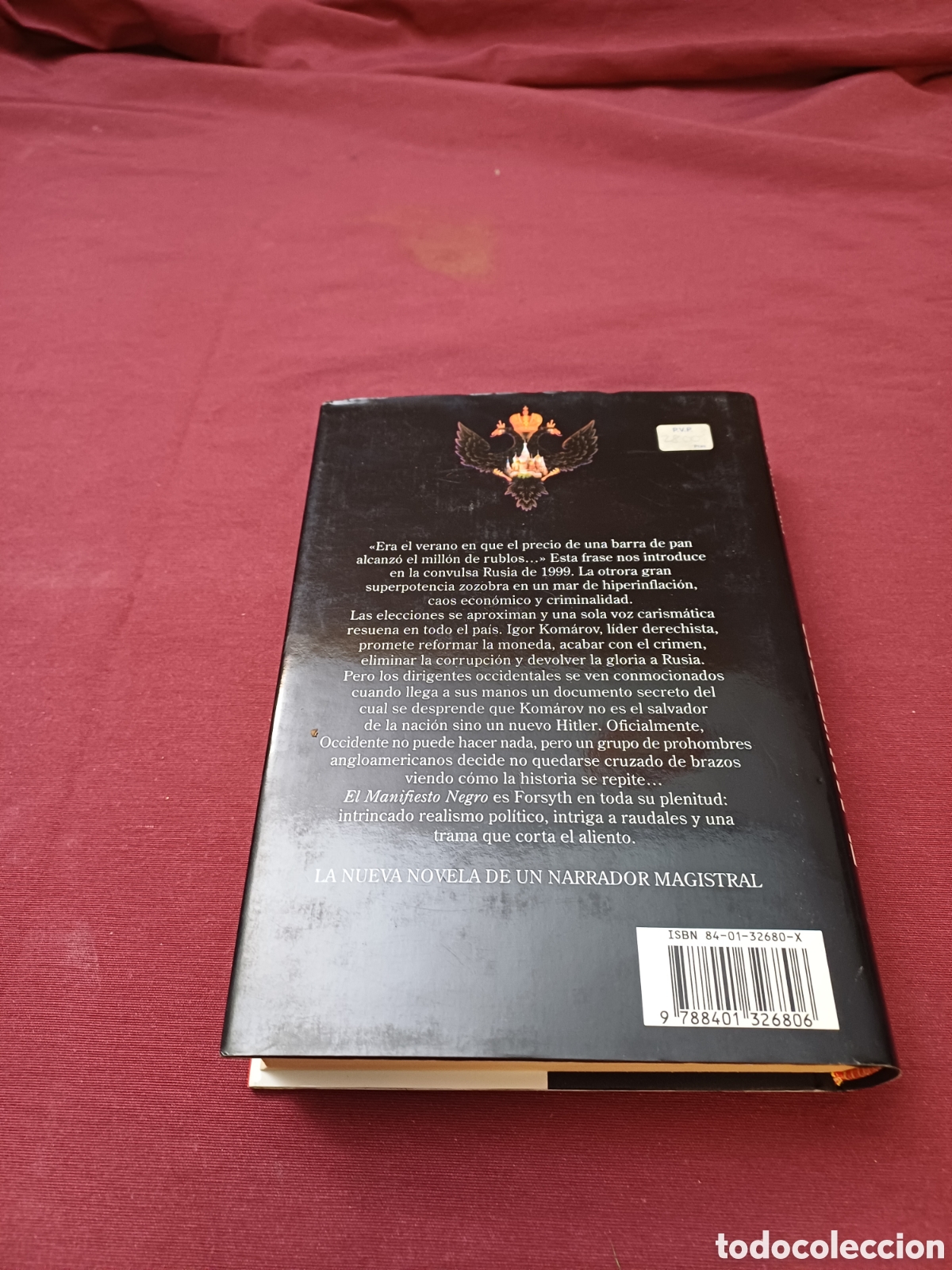 Libros: EL MANIFIESTO NEGRO, FREDERICK FORSYTH, 1996 - Foto 3
