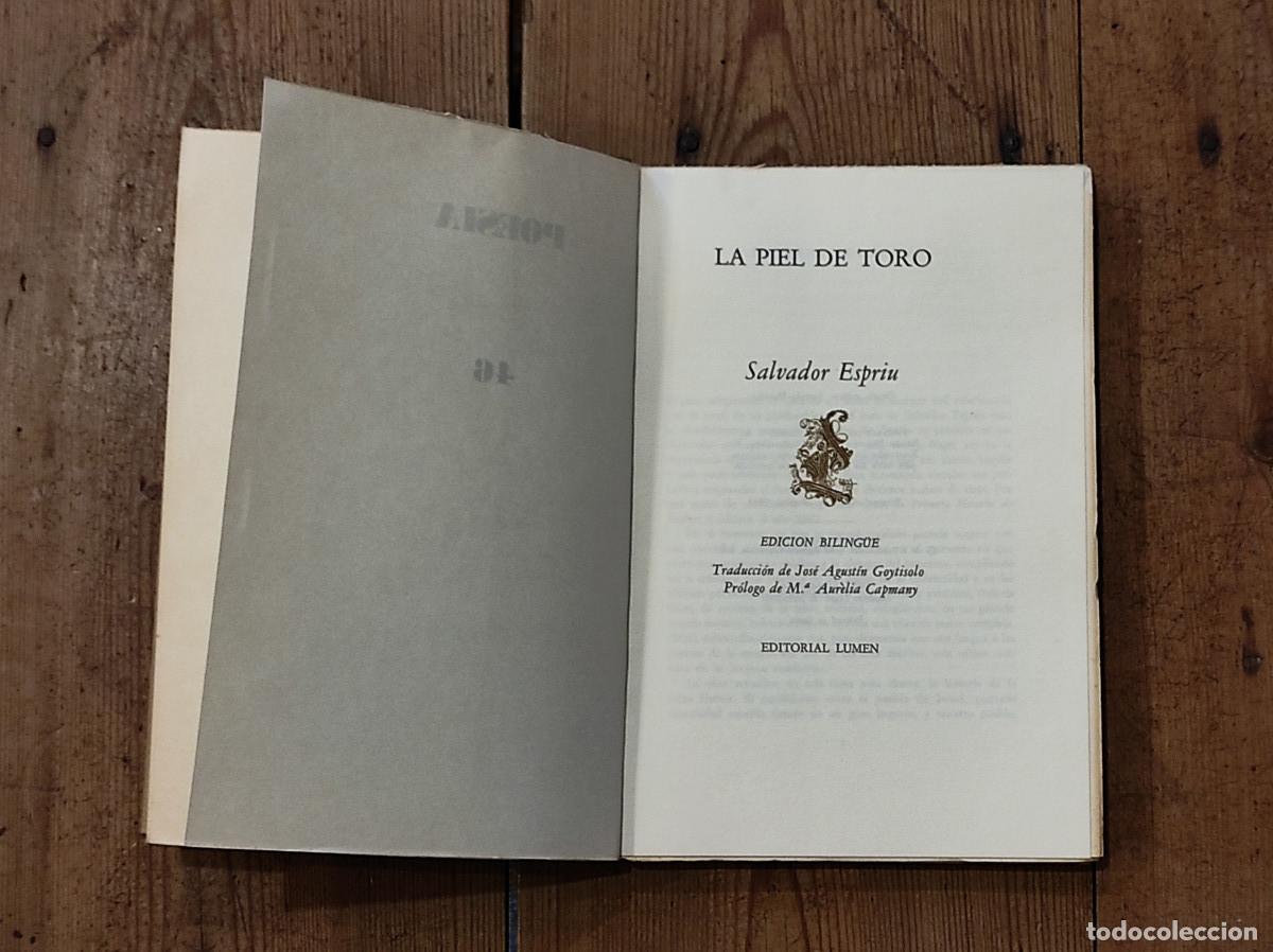 Libros: La piel de toro - Espriu, Salvador - Foto 2