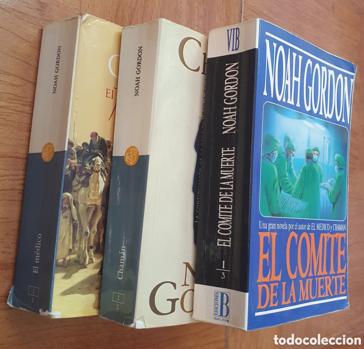 Libros: El M&eacute;dico / El Cham&aacute;n / El Comit&eacute; de la Muerte � Bolsillo - Noah Gordon - Foto 2