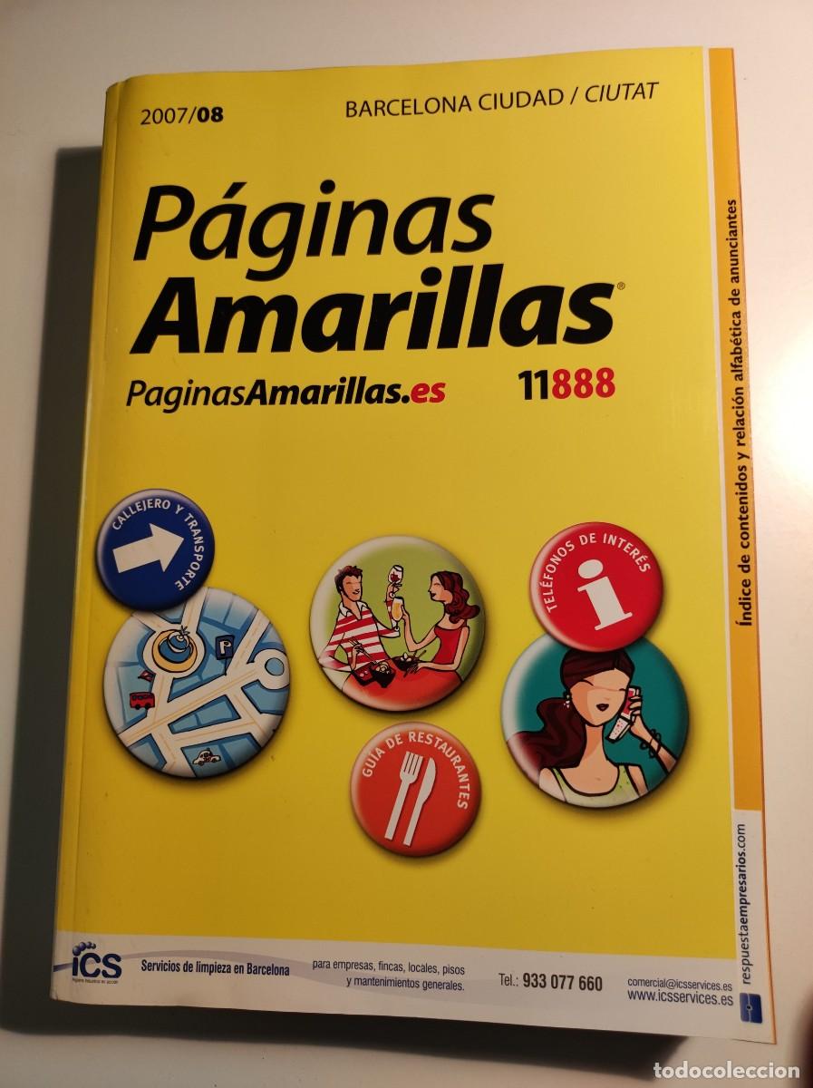 Libros: Paginas Amarillas 2007-2008 BARCELONA ciudad - Foto 1