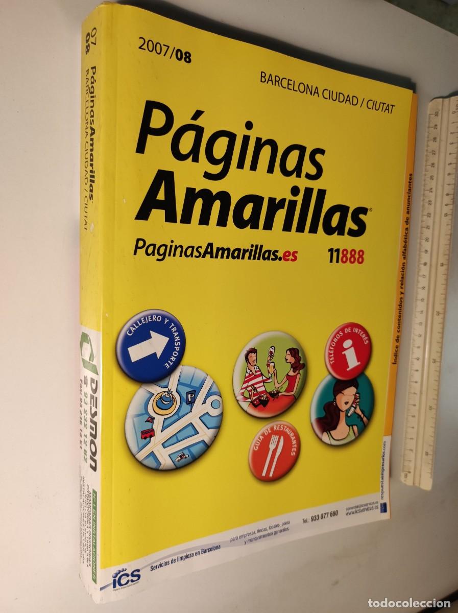 Libros: Paginas Amarillas 2007-2008 BARCELONA ciudad - Foto 3