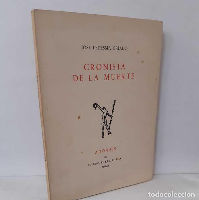 Libros: CR&Oacute;NICA DE LA MUERTE - LEDESMA CRIADO, JOS&Eacute; - Foto 1