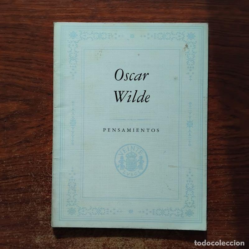 Libros: Pensamientos - Oscar Wilde - Foto 1