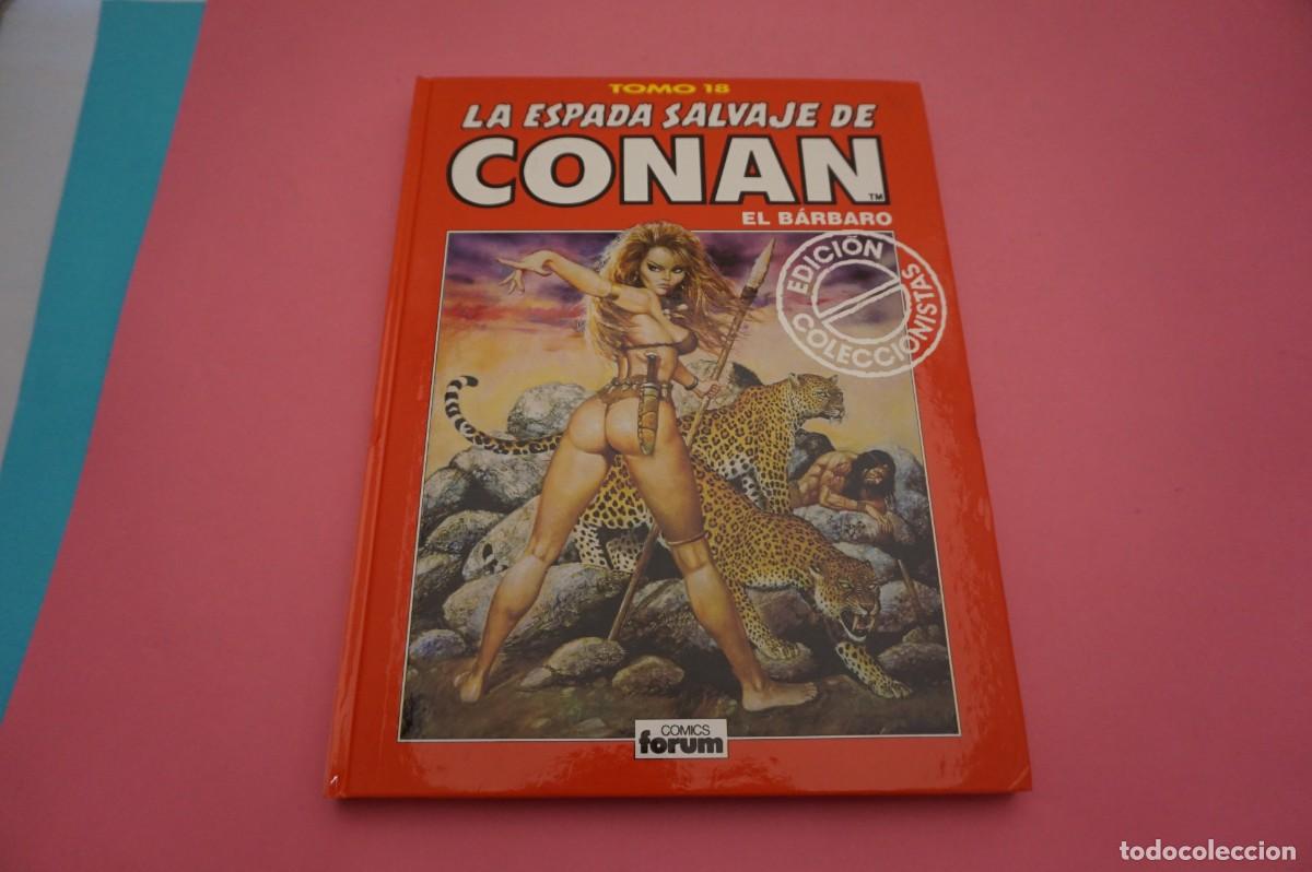Libros: M4A/ LA ESPADA SALVAJE DE CONAN EL BARBARO - TOMO 18 / COMICS FORUM - Foto 1