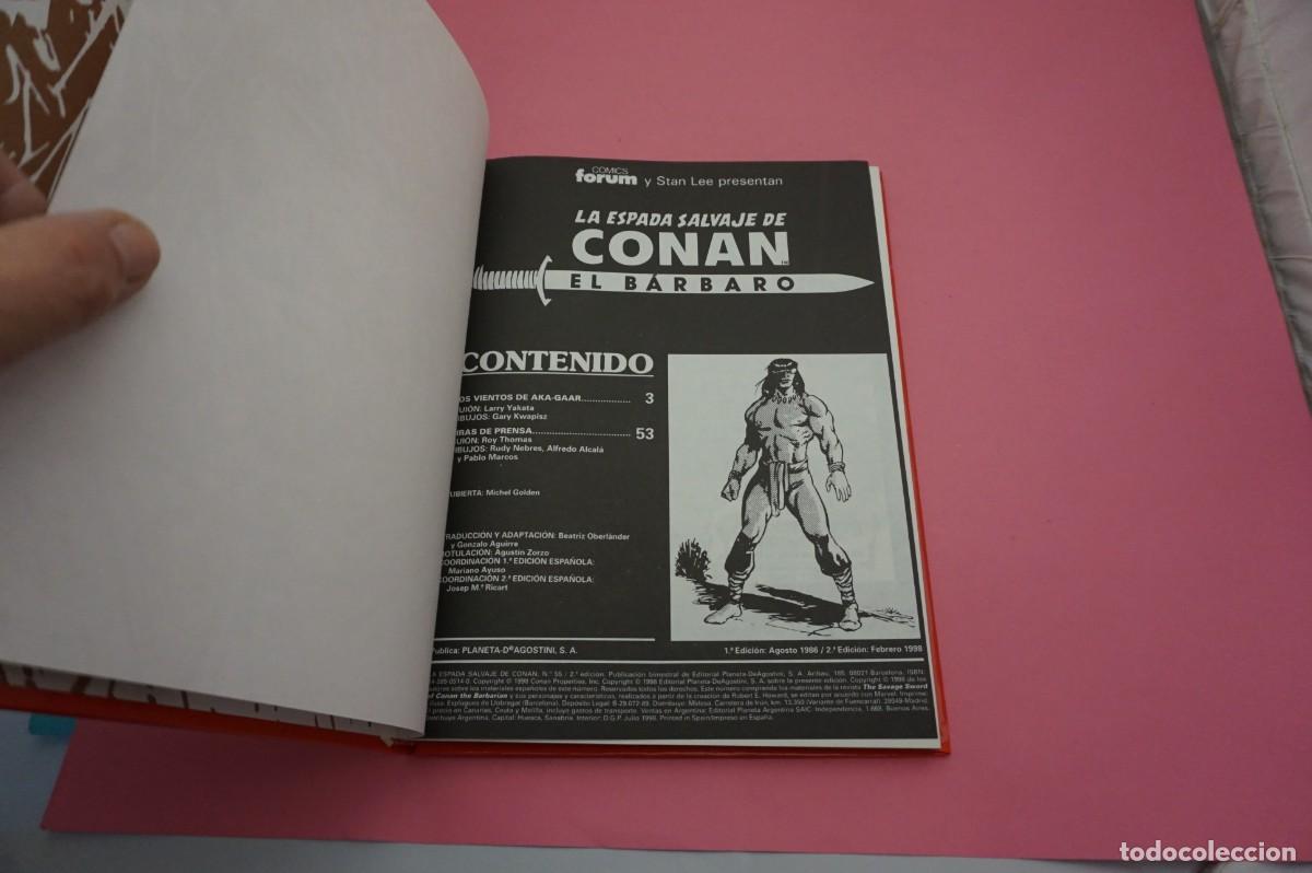 Libros: M4A/ LA ESPADA SALVAJE DE CONAN EL BARBARO - TOMO 19 / COMICS FORUM - Foto 2