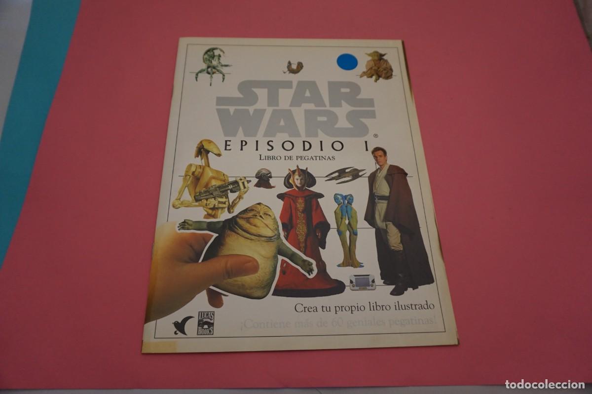 Libros: M4A/ STAR WARS EPISODIO I - LIBRO DE PEGATINAS / EDICIONES GAVIOTA - Foto 1