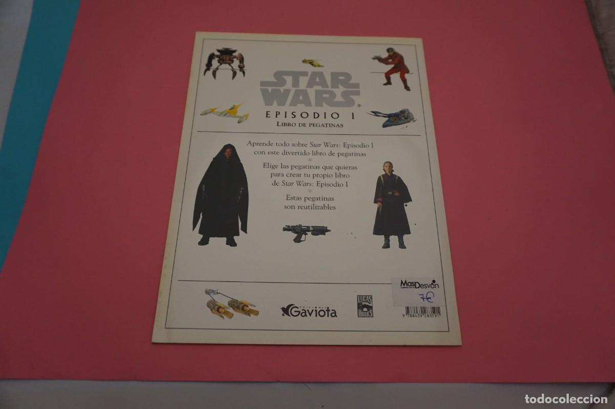 Libros: M4A/ STAR WARS EPISODIO I - LIBRO DE PEGATINAS / EDICIONES GAVIOTA - Foto 5