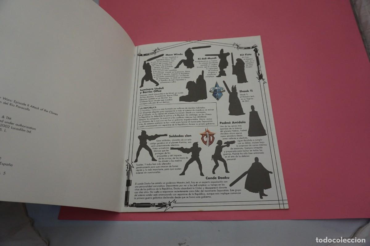 Libros: M4A/ STAR WARS EL ATAQUE DE LOS CLONES - GRAN LIBRO DE PEGATINAS / EDICIONES GAVIOTA - Foto 2