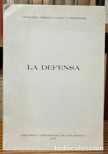 Libros: LA DEFENSA - PRIETO-CASTRO Y FERRANDIZ, Leonardo - Foto 1
