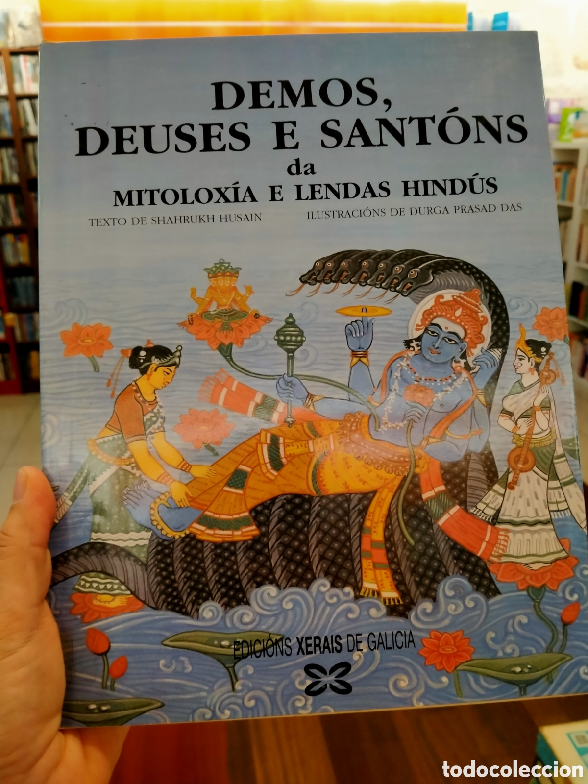 Libros: DEMOS, DEUSES E SANTONS. MITOLOXIA LENDAS HINDUS. EN GALEGO - Foto 1