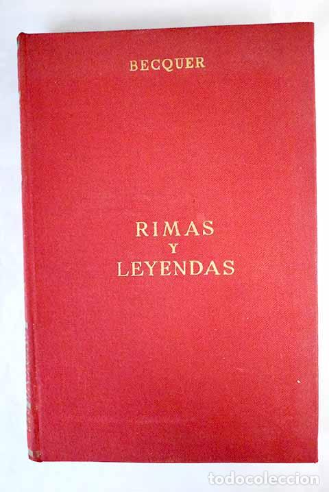 Libros: Rimas: y Leyendas: B&eacute;cquer, Gustavo Adolfo.- B&eacute;cquer, Gustavo Adolfo - Foto 1
