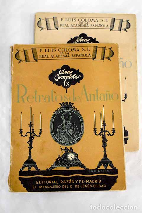 Libros: Retratos de anta&ntilde;o: Coloma, Luis.- Coloma, Luis - Foto 1