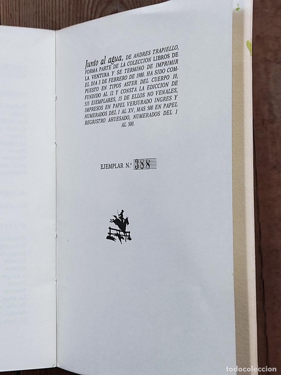 Libros: JUNTO AL AGUA - Trapiello, Andr&eacute;s - Foto 2