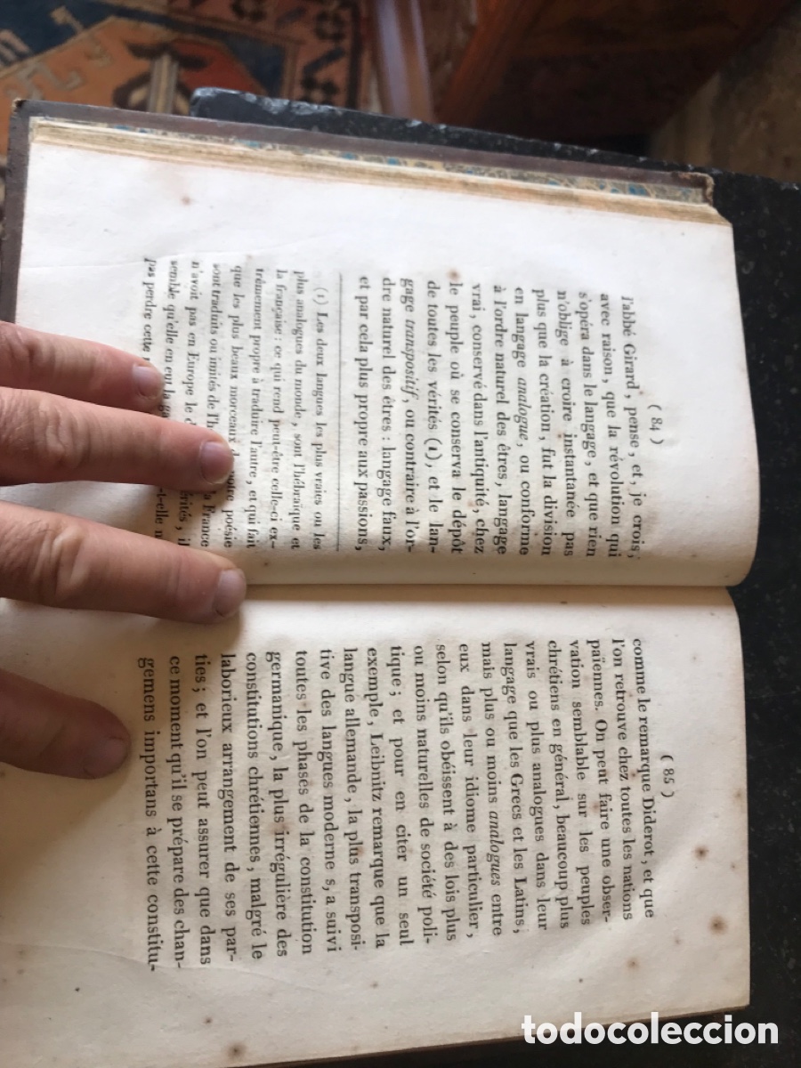 Libros: Libro 1817 De Bonald l&eacute;gislation primitive 2 vol&uacute;menes - Foto 3