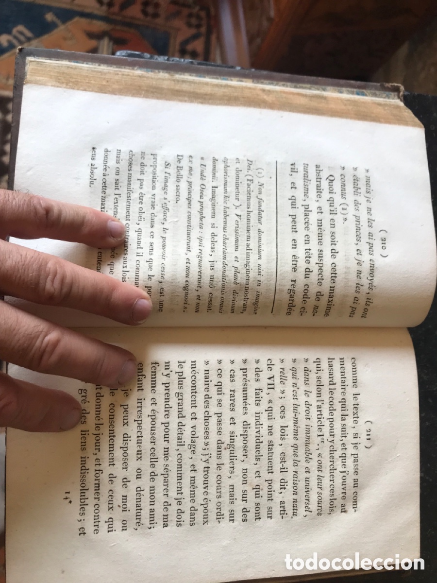 Libros: Libro 1817 De Bonald l&eacute;gislation primitive 2 vol&uacute;menes - Foto 4