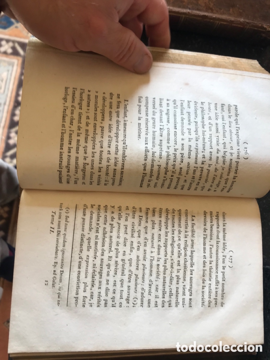 Libros: Libro 1817 De Bonald l&eacute;gislation primitive 2 vol&uacute;menes - Foto 7