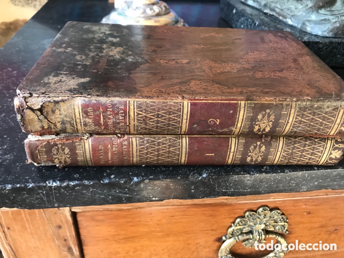 Libros: Libro 1817 De Bonald l&eacute;gislation primitive 2 vol&uacute;menes - Foto 12