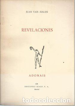 Libros: REVELACIONES - VAN-HALEN, JUAN - Foto 1