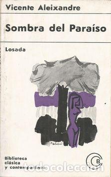 Libros: SOMBRA DEL PARAISO - ALEIXANDRE, VICENTE - Foto 2