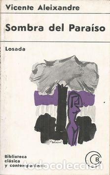 Libros: SOMBRA DEL PARAISO - ALEIXANDRE, VICENTE - Foto 1