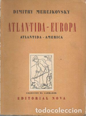 Libros: ATLANTIDA-EUROPA - MEREJKOVSKY, DIMITRY - Foto 1