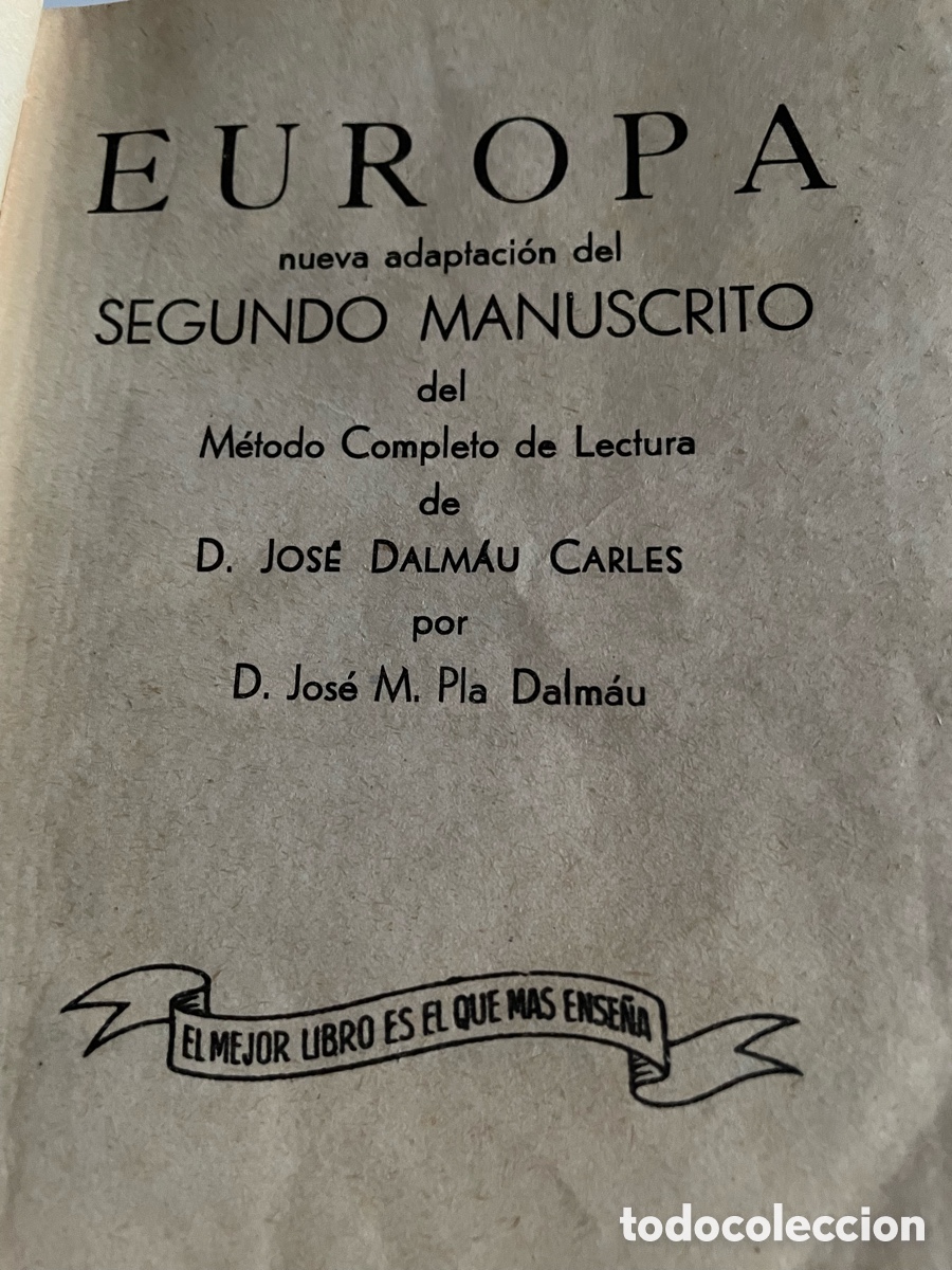 Libros: Europa. Segundo manuscrito - Foto 2