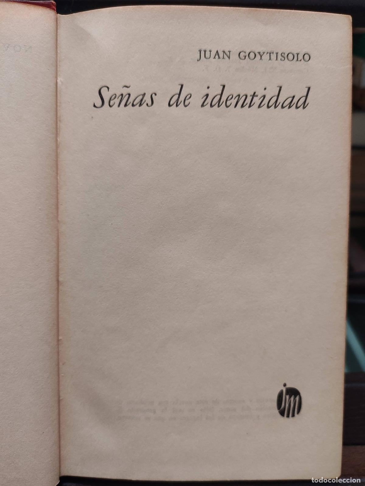 Libros: SE&Ntilde;AS DE IDENTIDAD - JUAN GOYTISOLO - Foto 2