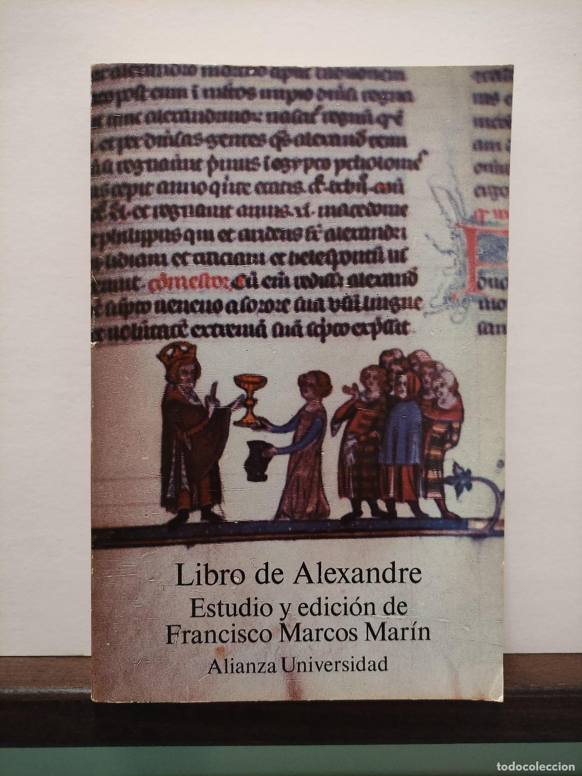 Libros: LIBRO DE ALEXANDRE - FRANCISCO MARCOS MARIN - Foto 1