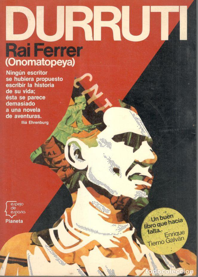 Libros: DURRUTI. - RAI FERRER. - Foto 1