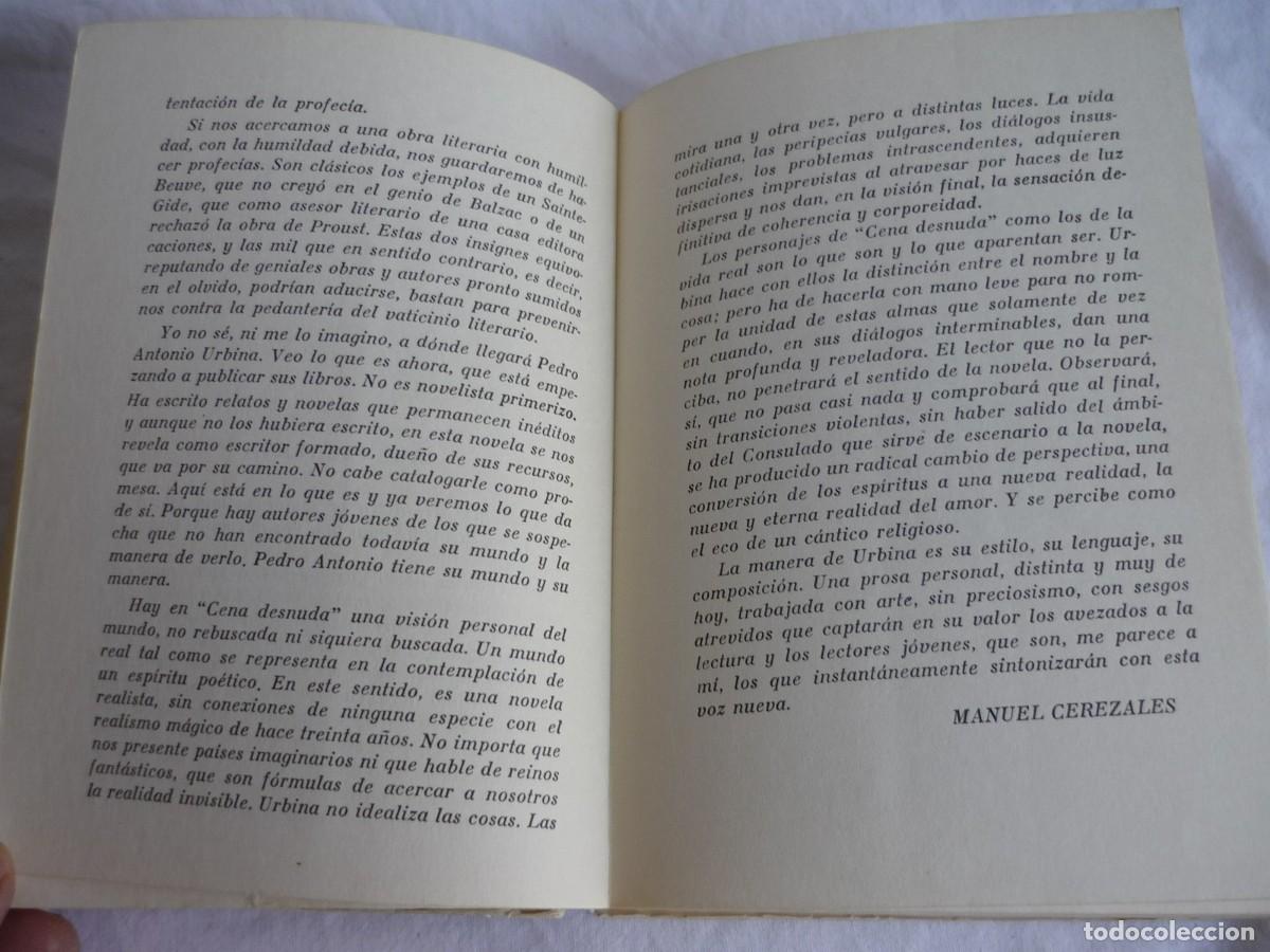 Libros: Cena desnuda P.A. Urbina 1967 Ed. Euca - Foto 9