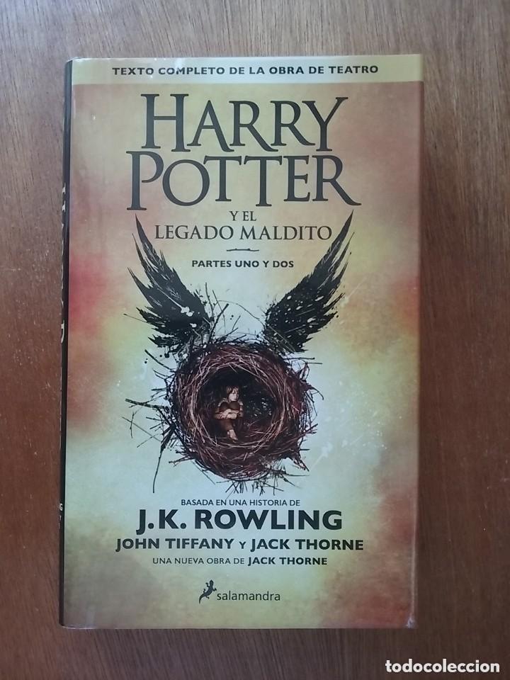Libros: HARRY POTTER Y EL LEGADO MALDITO, PARTES UNO Y DOS, SALAMANDRA, 2016, TEXTO COMPLETO OBRA TEATRO