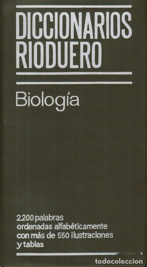 Libros: Diccionarios Rioduero. Biolog&iacute;a - Foto 1