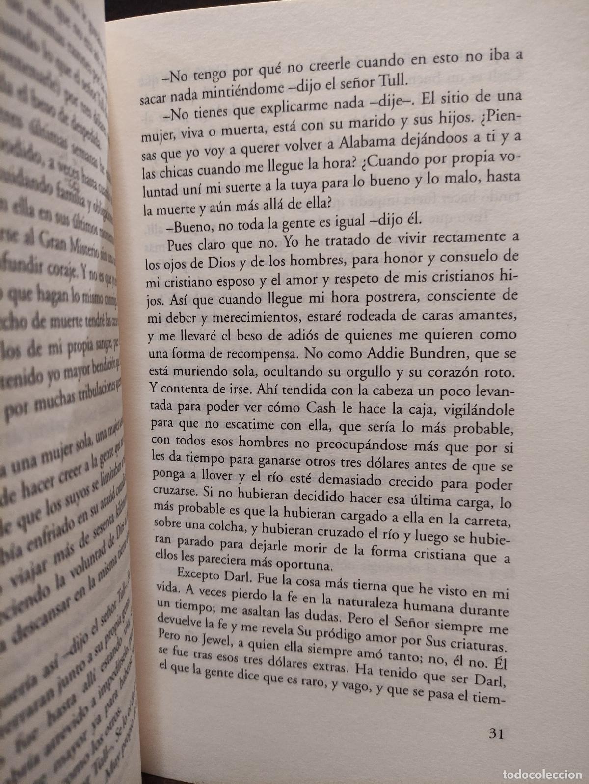 Libros: MIENTRAS AGONIZO - WILLIAM FAULKNER - Foto 2