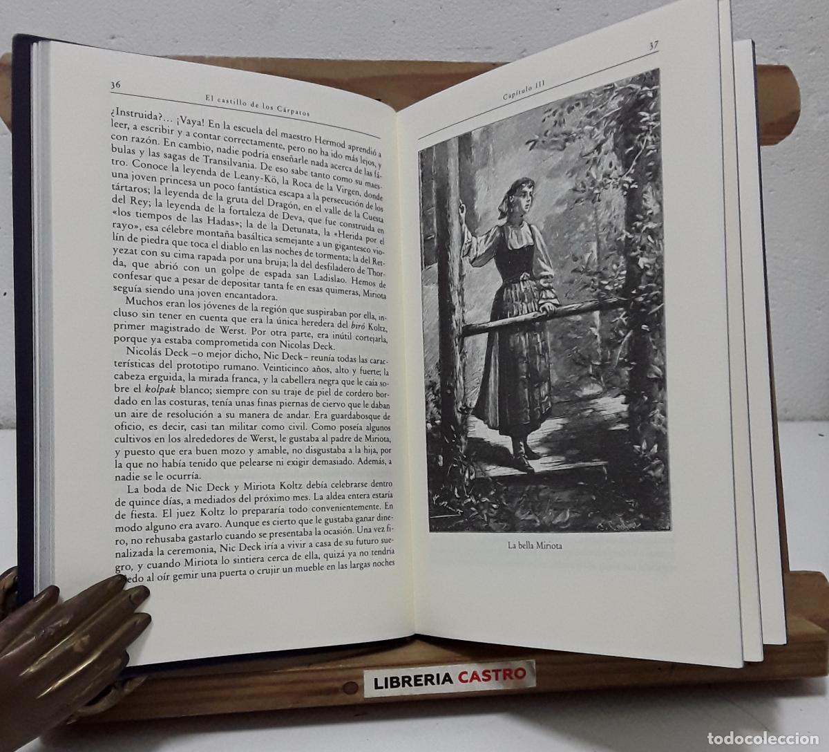 Libros: El castillo de los C&aacute;rpatos - Julio Verne. - Foto 2