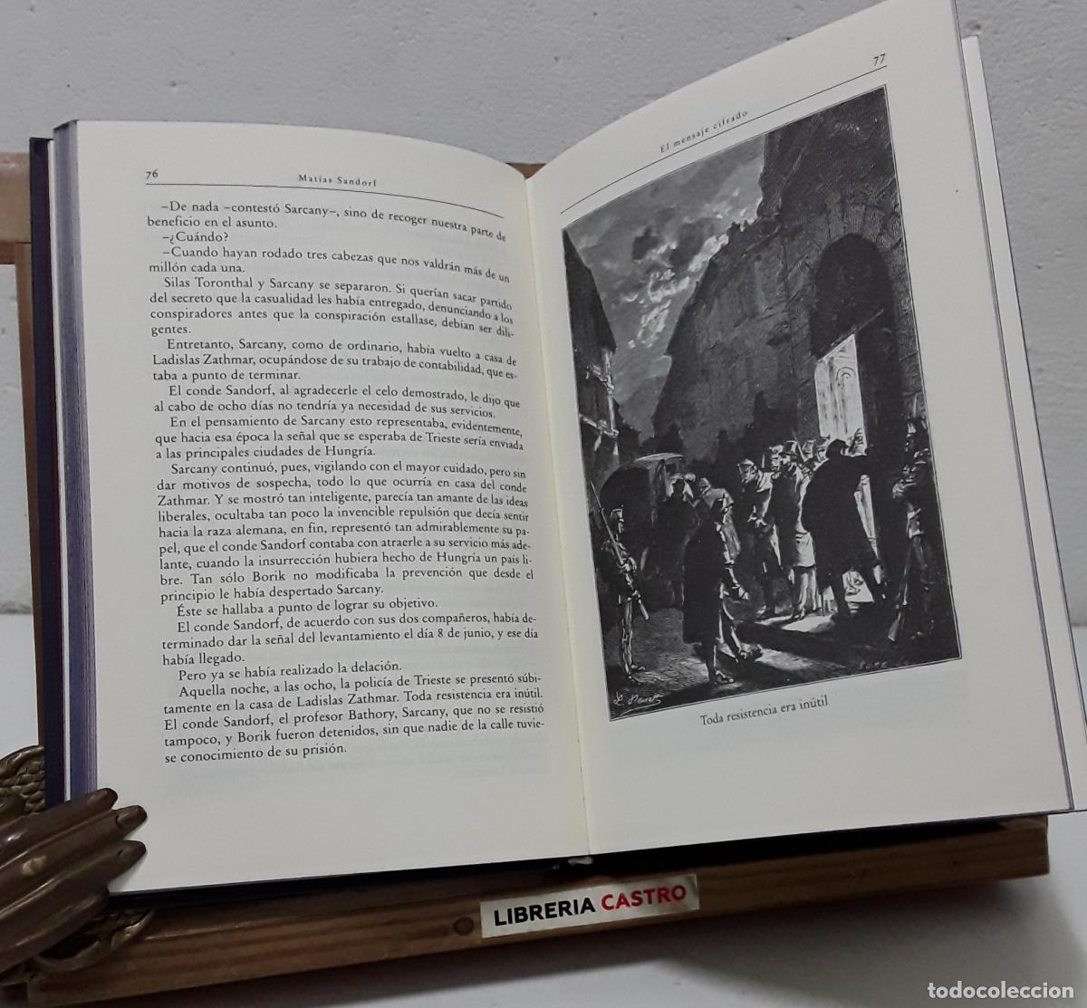 Libros: Mat&iacute;as Sandorf - Julio Verne. - Foto 2