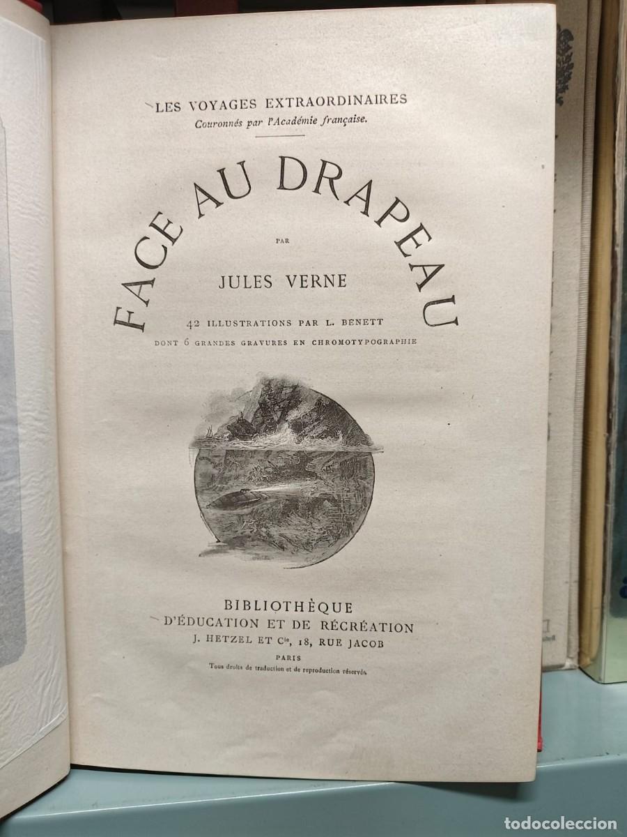 Libros: Face au Drapeau - VERNE, Jules / BENETT, L&eacute;on (illustr.) - Foto 4