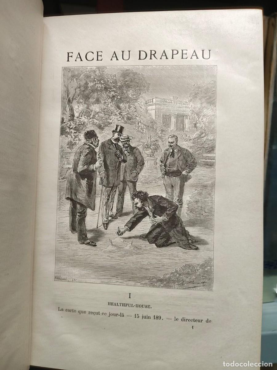 Libros: Face au Drapeau - VERNE, Jules / BENETT, L&eacute;on (illustr.) - Foto 8
