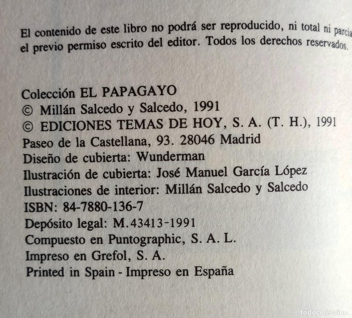 Libros: MILLAN SALCEDO - SUFRO BUCHO - ED. TEMAS DE HOY - 1991 - Foto 4