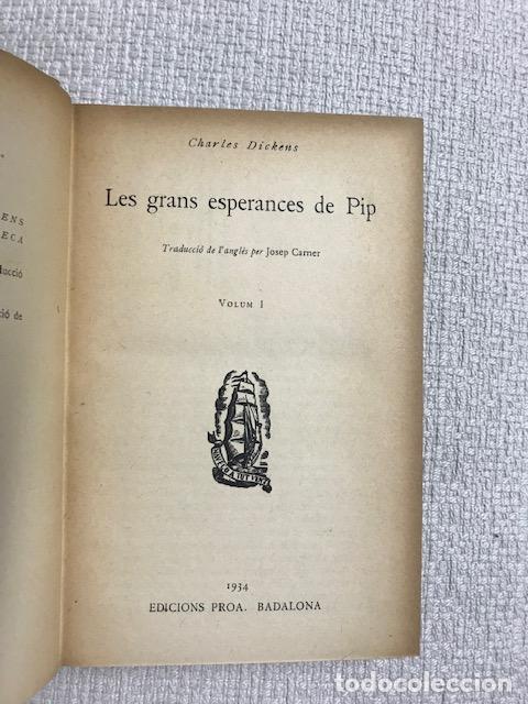Libros: Les grans esperances de Pip. Volum I - Charles Dickens - Foto 2