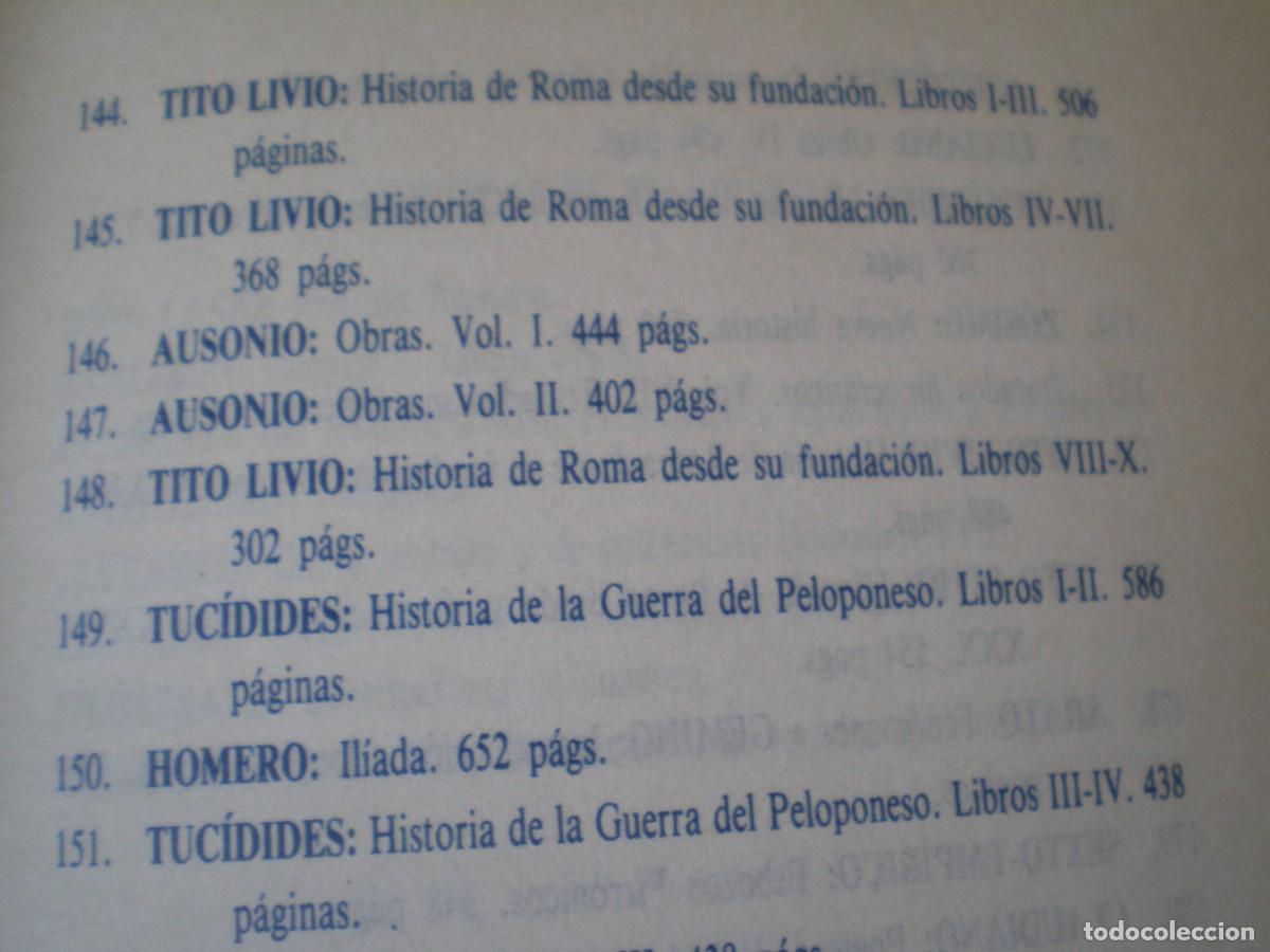 Libros: CAT&Aacute;LOGO BIBLIOTECA CL&Aacute;SICA GREDOS. - Foto 3