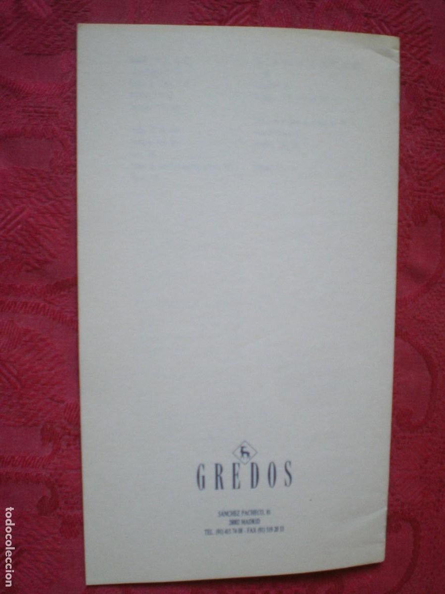 Libros: CAT&Aacute;LOGO BIBLIOTECA CL&Aacute;SICA GREDOS. - Foto 4
