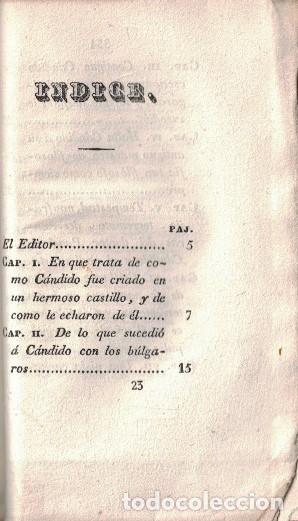 Libros: C&Aacute;NDIDO &Oacute; EL OPTIMISMO. - Voltaire. - Foto 3