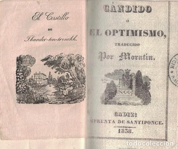 Libros: C&Aacute;NDIDO &Oacute; EL OPTIMISMO. - Voltaire. - Foto 1